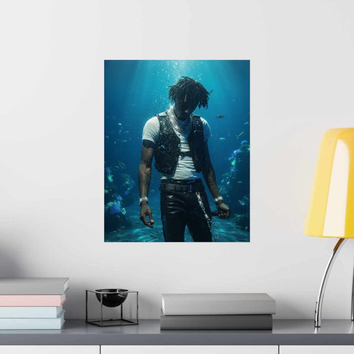 Underwater NBA YoungBoy Matte Vertical Posters