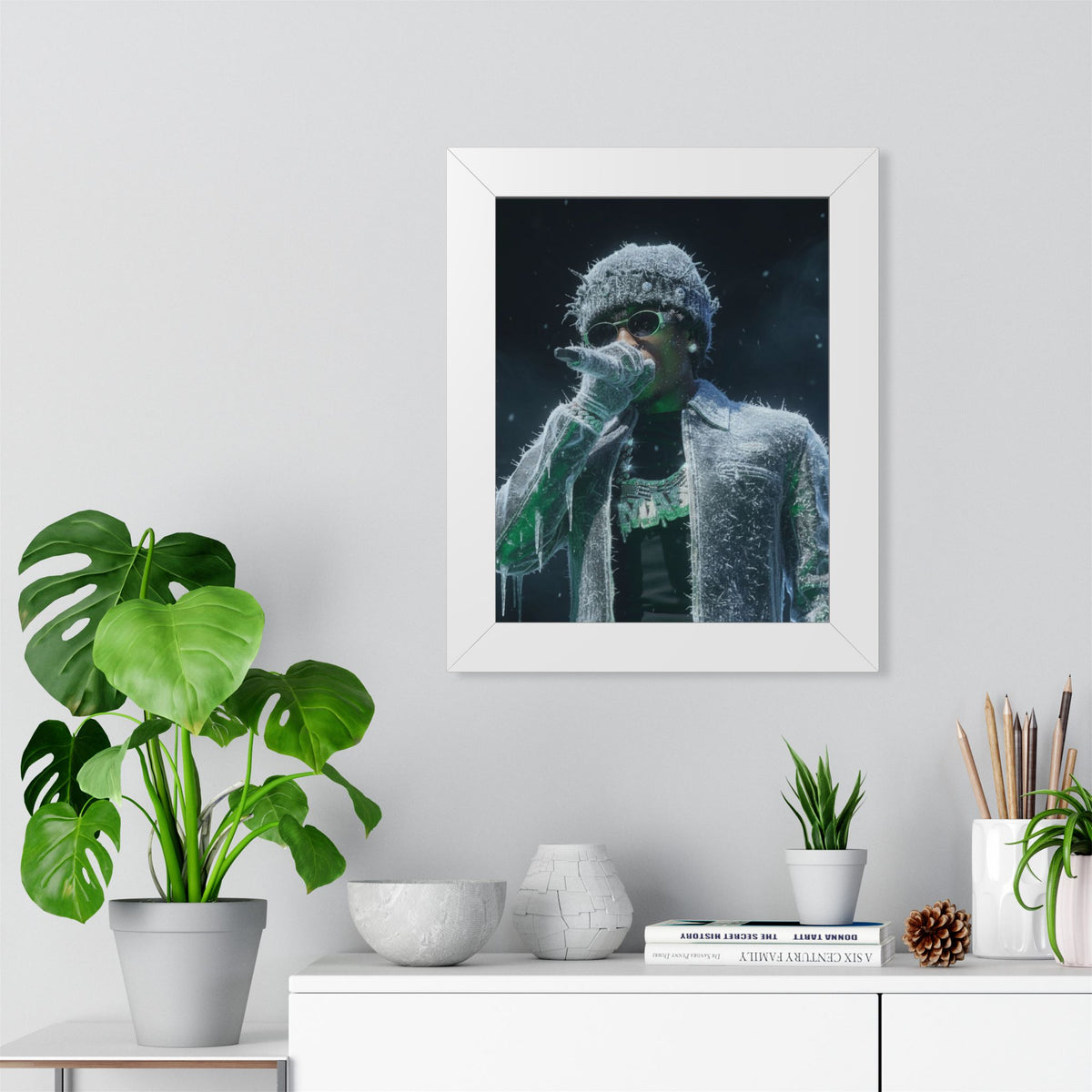 Frozen NBA Youngboy Framed Poster — Photo Wall Art