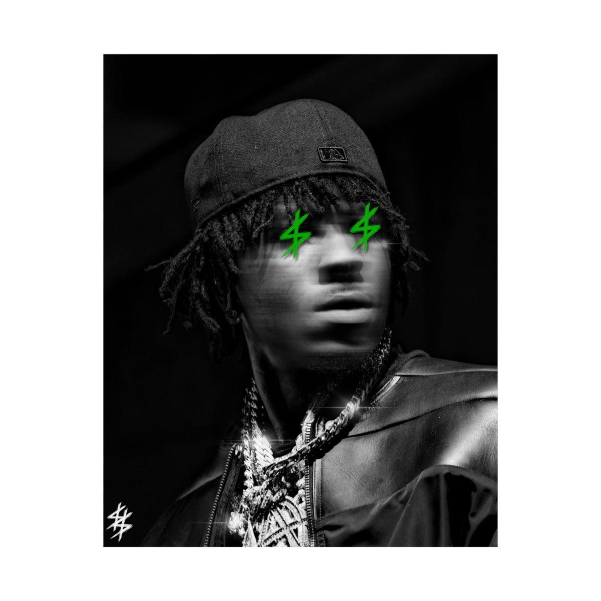 $hadowed $lime - Matte Poster
