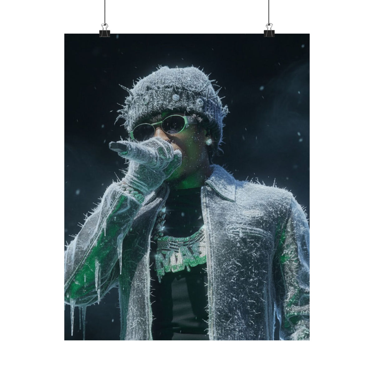 Frozen NBA YoungBoy Matte Vertical Posters