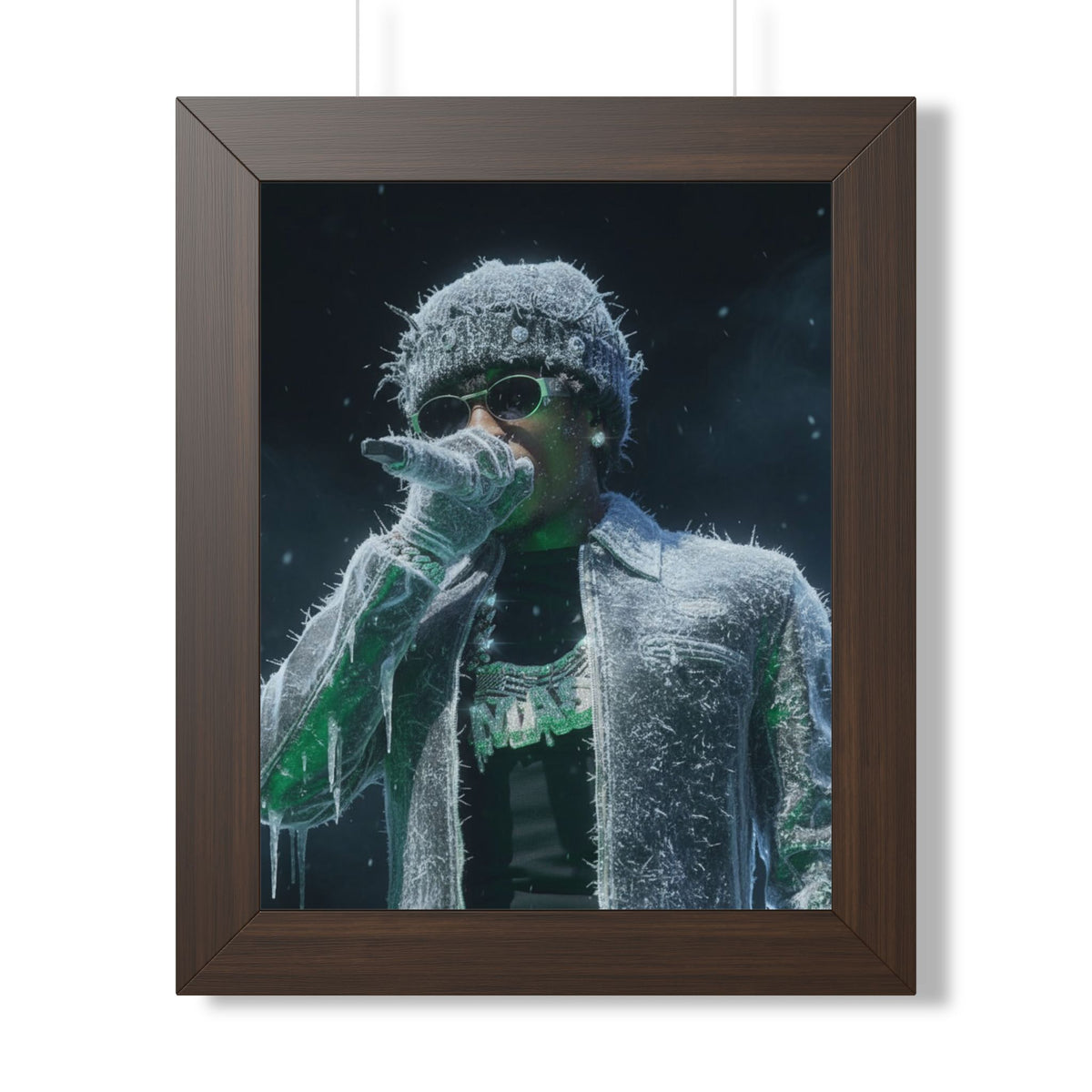 Frozen NBA Youngboy Framed Poster — Photo Wall Art
