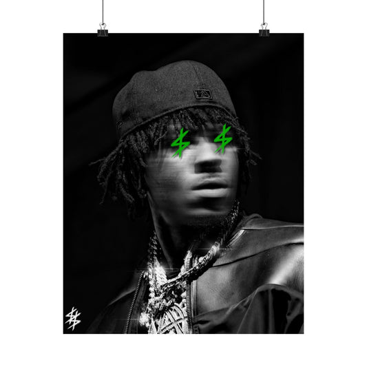 $hadowed $lime - Matte Poster