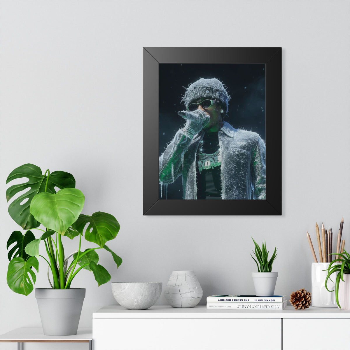 Frozen NBA Youngboy Framed Poster — Photo Wall Art