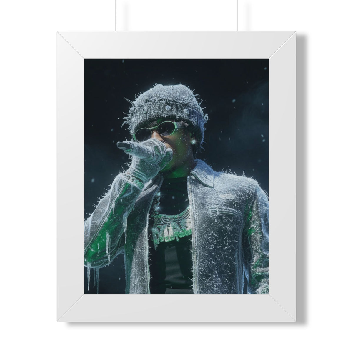 Frozen NBA Youngboy Framed Poster — Photo Wall Art